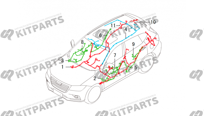 Проводка - кузов Haval H2