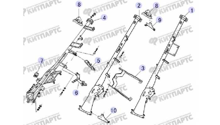 Кронштейн панели приборов Great Wall Safe (SUV G5)