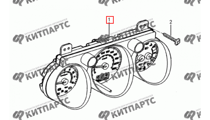 Комбинация приборов Dong Feng S30