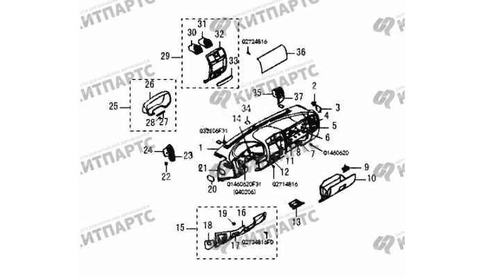 Панель приборов Great Wall Wingle 3