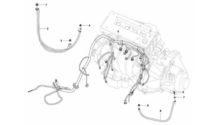 Жгут проводов двигателя Lifan X60